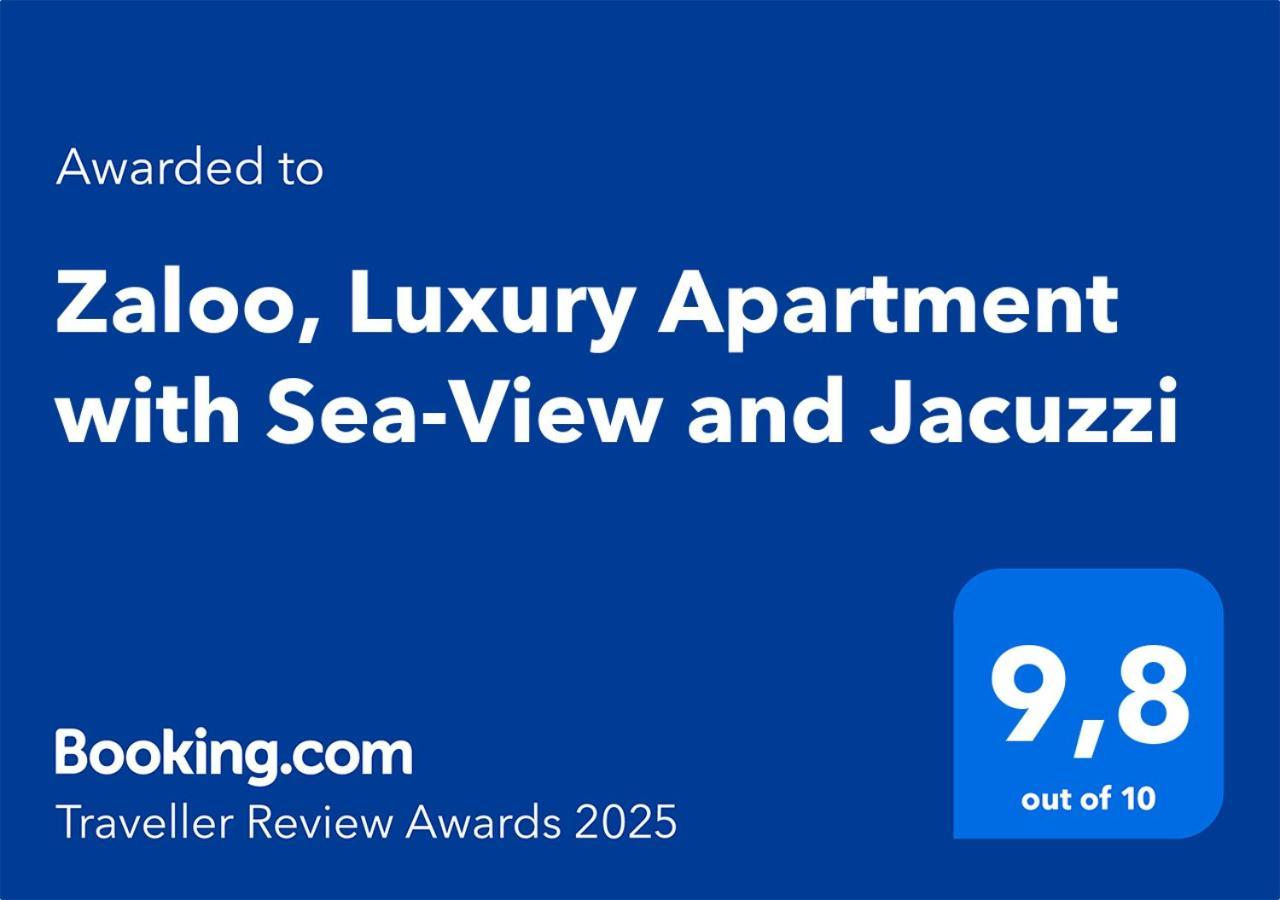 Zaloo, Luxury Apartment With Sea-View And Jacuzzi สปลิท ภายนอก รูปภาพ